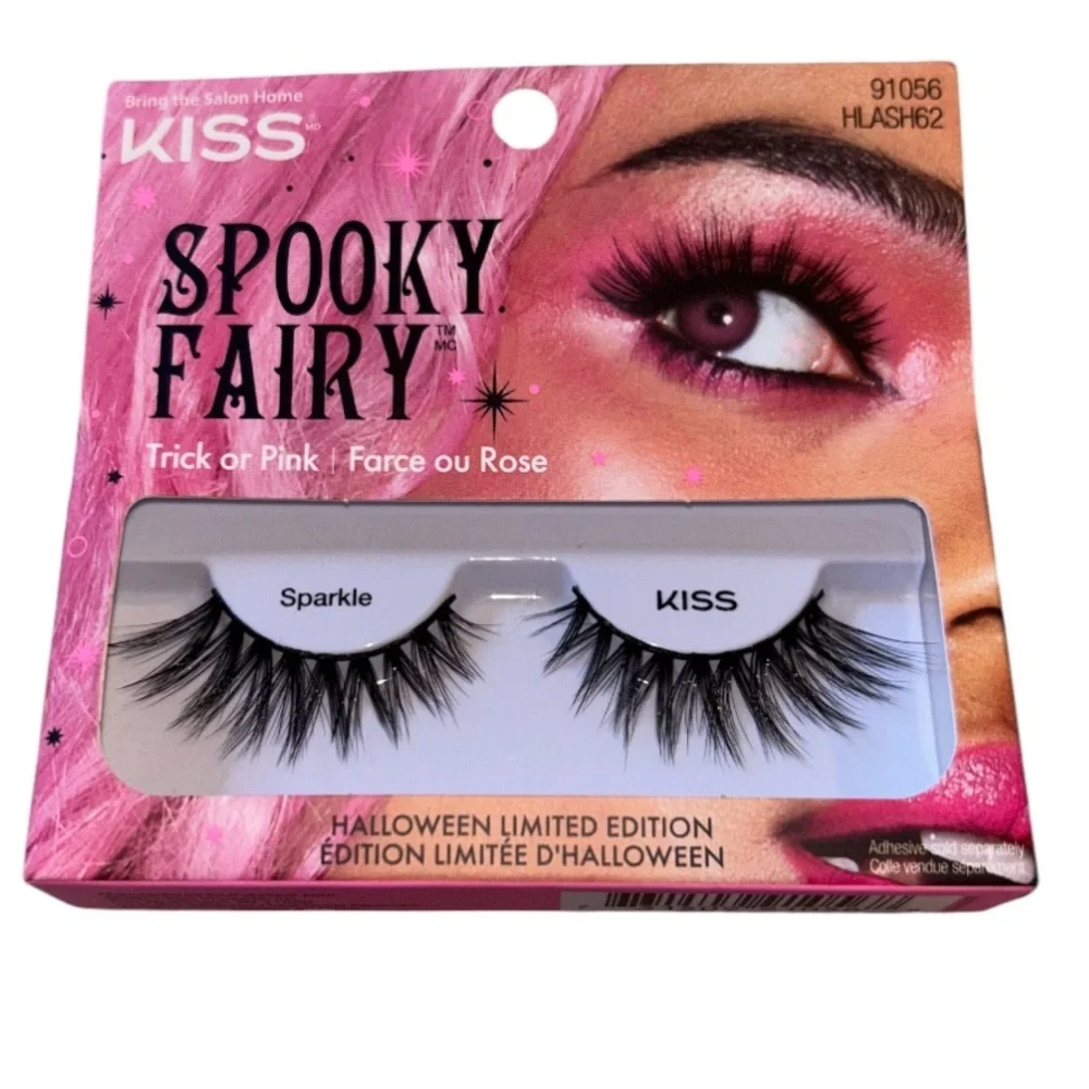 NWT Kiss SPOOKY FAIRY HALLOWEEN 14MM Sparkle black